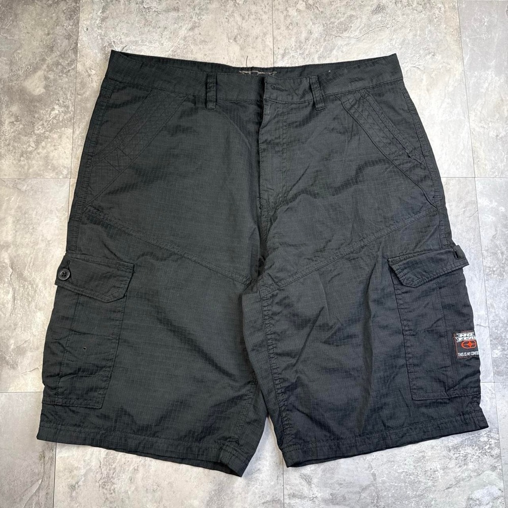 Vintage baggy No fear light weight cargo shorts / board shorts size 34